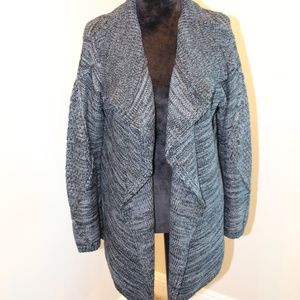 Light/Dark Grey Thick Long Sleeve Sweater
